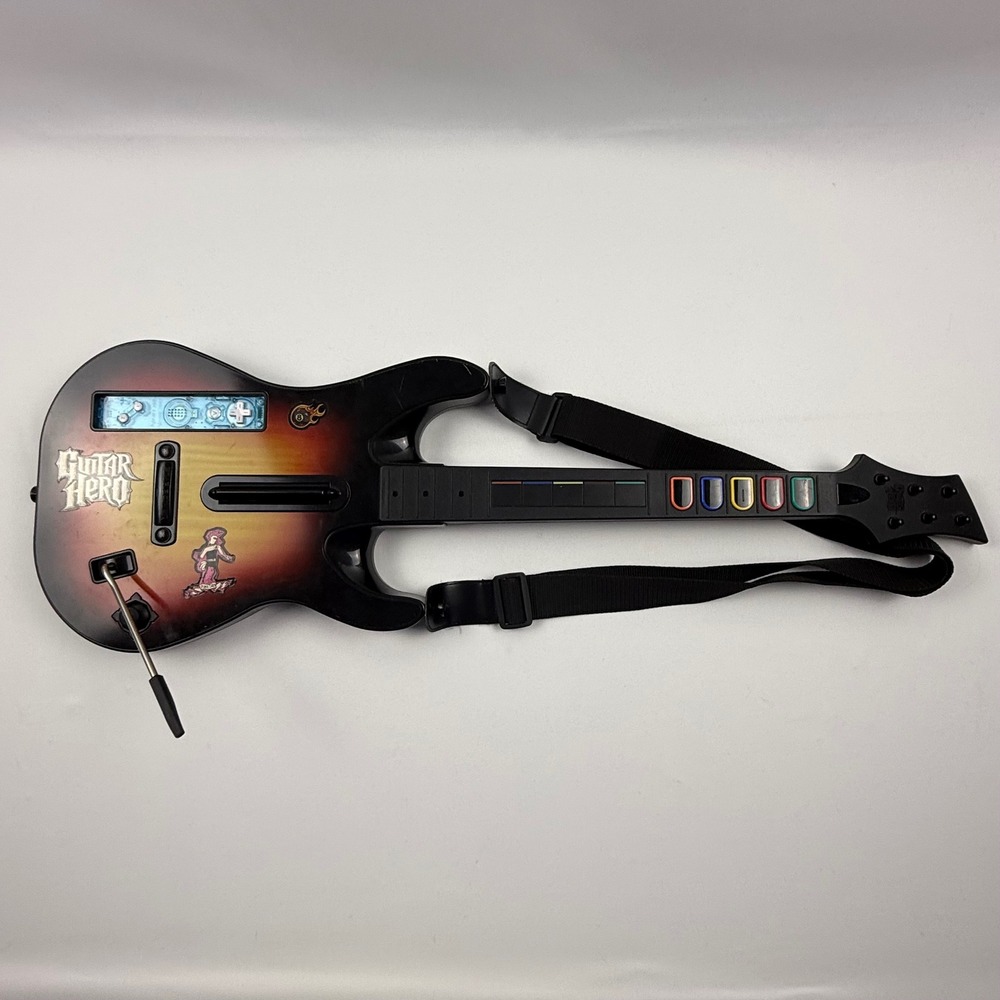 RedOctane Guitar Hero Wii Wireless Controller 95455.805 Sunburst Rock Candy Blue